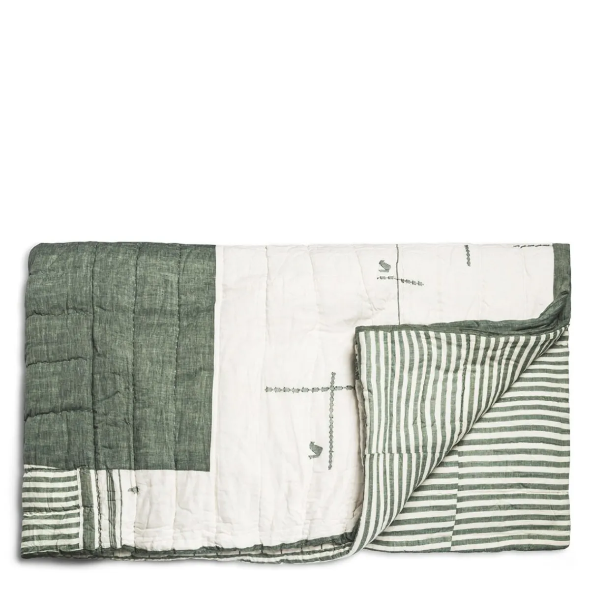 Daylesford Organic Nila Pasture Quilt Large- Throws & Cushions