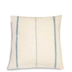 Daylesford Organic Nila Suti Tri Stripe Cushion Small- Throws & Cushions