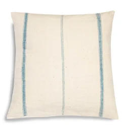 Daylesford Organic Nila Suti Tri Stripe Cushion Large- Throws & Cushions