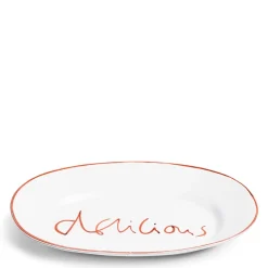 Daylesford Organic Oddington Oval Platter Red Delicious- Tableware