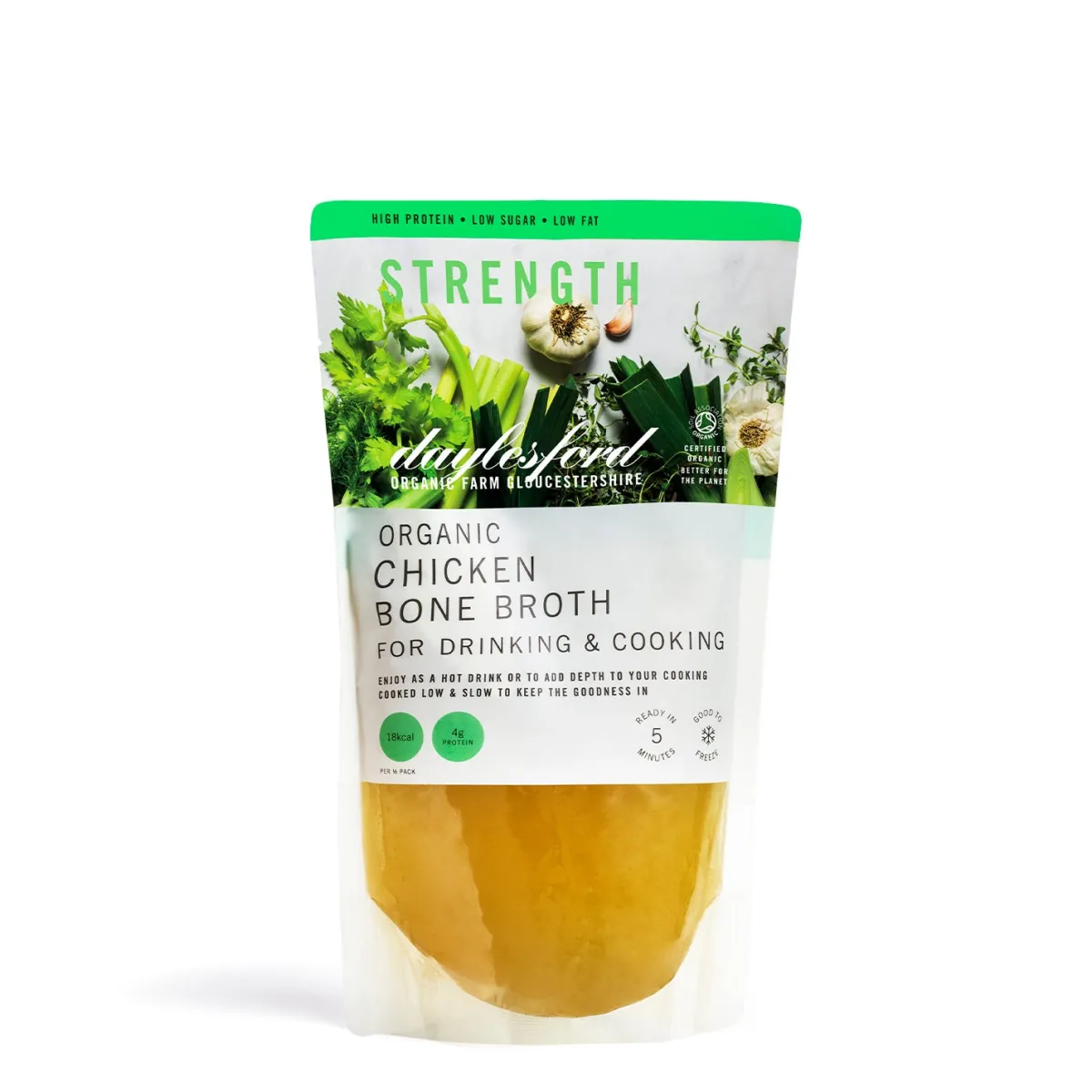 Daylesford Organic Organic Chicken Bone Broth- Ready To Cook Meals|Broths & Soups