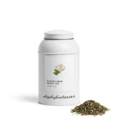 Daylesford Organic Organic Elderflower Green Caddy Loose- Tea & Coffee