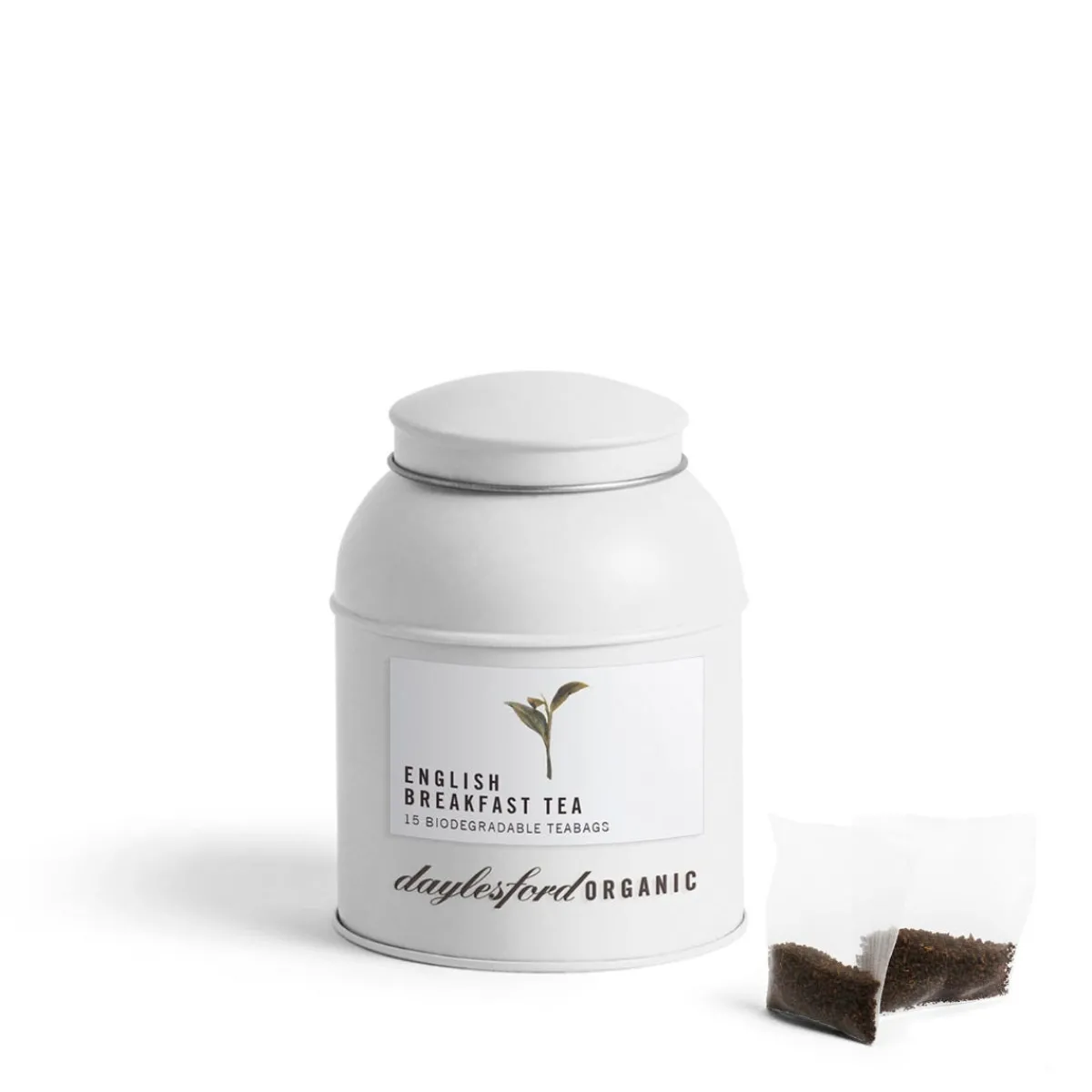 Daylesford Organic Organic English Breakfast Tea Bags In Caddy- Tea & Coffee