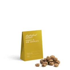 Daylesford Organic Organic Ginger in Raw Chocolate- Snacks, Crisps & Biscuits|Chocolate & Sweets
