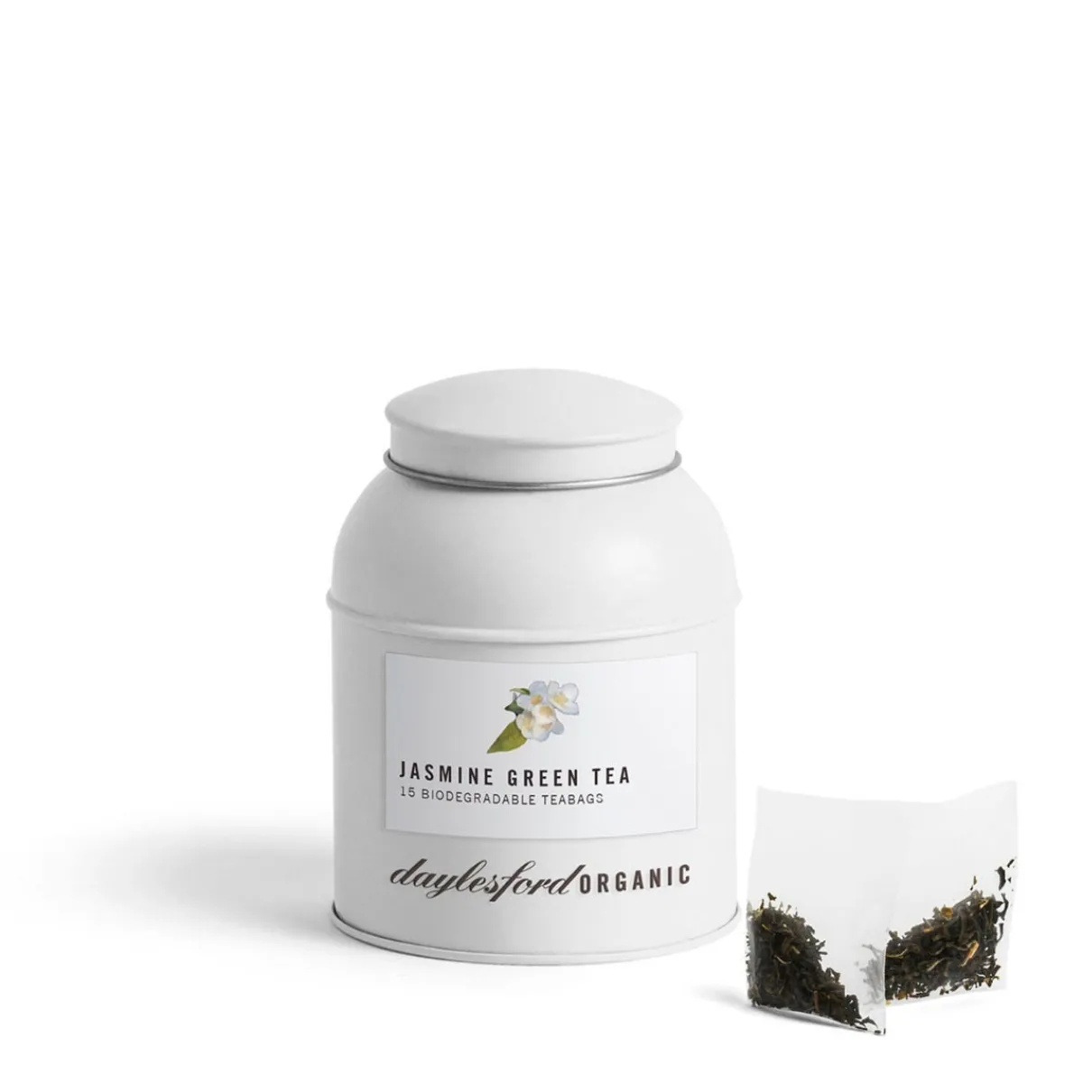 Daylesford Organic Organic Jasmine Green Tea Bags In Caddy- Tea & Coffee