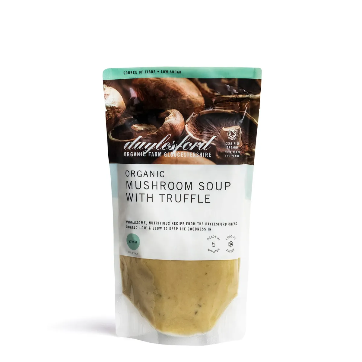 Daylesford Organic Organic Mushroom & Truffle Soup- Ready To Cook Meals|Broths & Soups