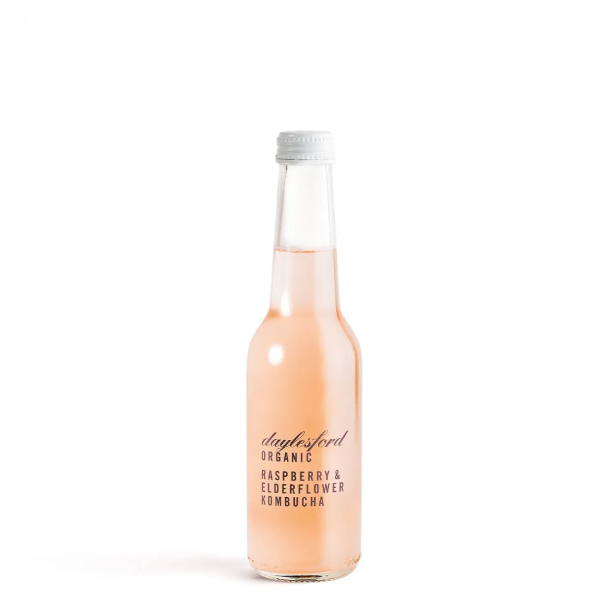 Daylesford Organic Organic Raspberry & Elderflower Kombucha- Kombucha & Soft Drinks