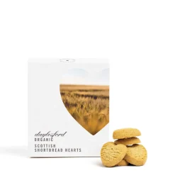 Daylesford Organic Organic Scottish Shortbread Hearts- Snacks, Crisps & Biscuits