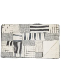 Daylesford Organic Patchwork Quilt Navy & White Large- Throws & Cushions|Tableware