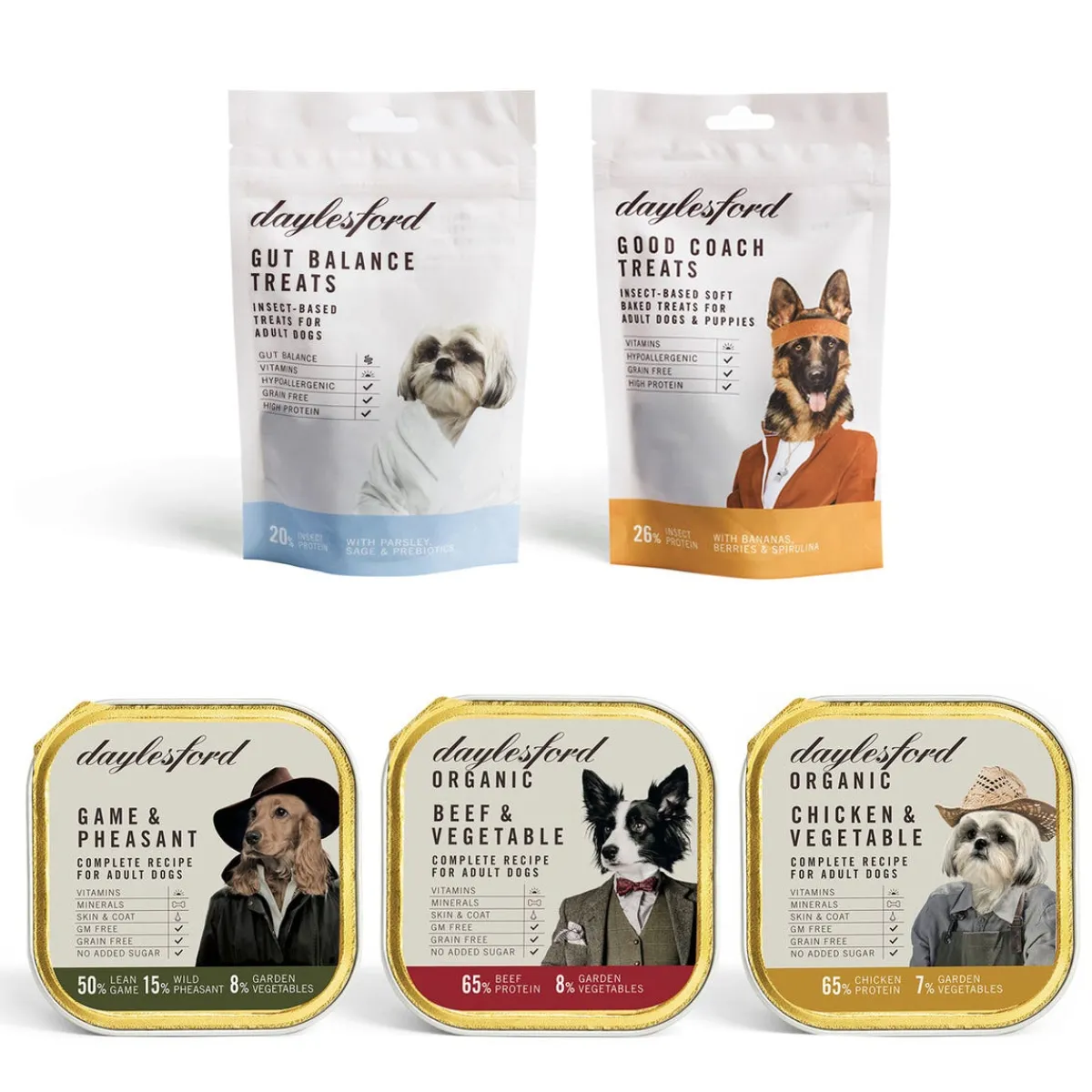 Daylesford Organic Petite Pet Food Sample Selection- Pet Food
