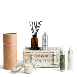 Daylesford Organic Rose Scented Home Hamper- Candle & Diffuser Gift Sets