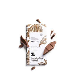 Daylesford Organic Single Origin Milk Chocolate Praline Bar- Chocolate & Sweets