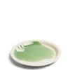 Daylesford Organic Slip Green Dinner Plate- Tableware