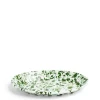 Daylesford Organic Splatter Oval Dish Green Enamel- Tableware