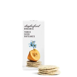 Daylesford Organic Three Seed Oatcakes- Savoury Biscuits & Crackers