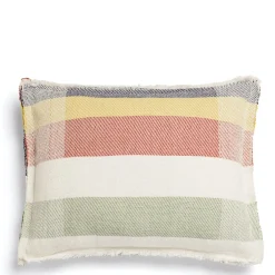 Daylesford Organic Trappers Cushion Multi Stripe- Throws & Cushions