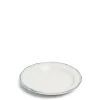 Daylesford Organic Vintage Side Plate Double Blue Border- Tableware