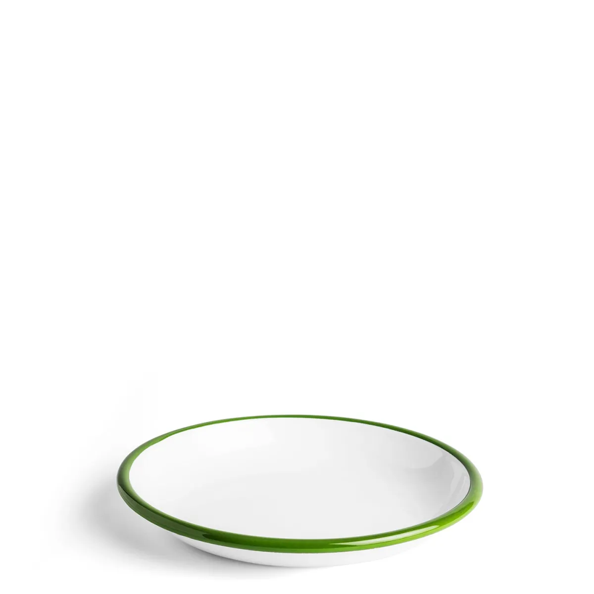 Daylesford Organic White & Green Enamel Bowl- Tableware
