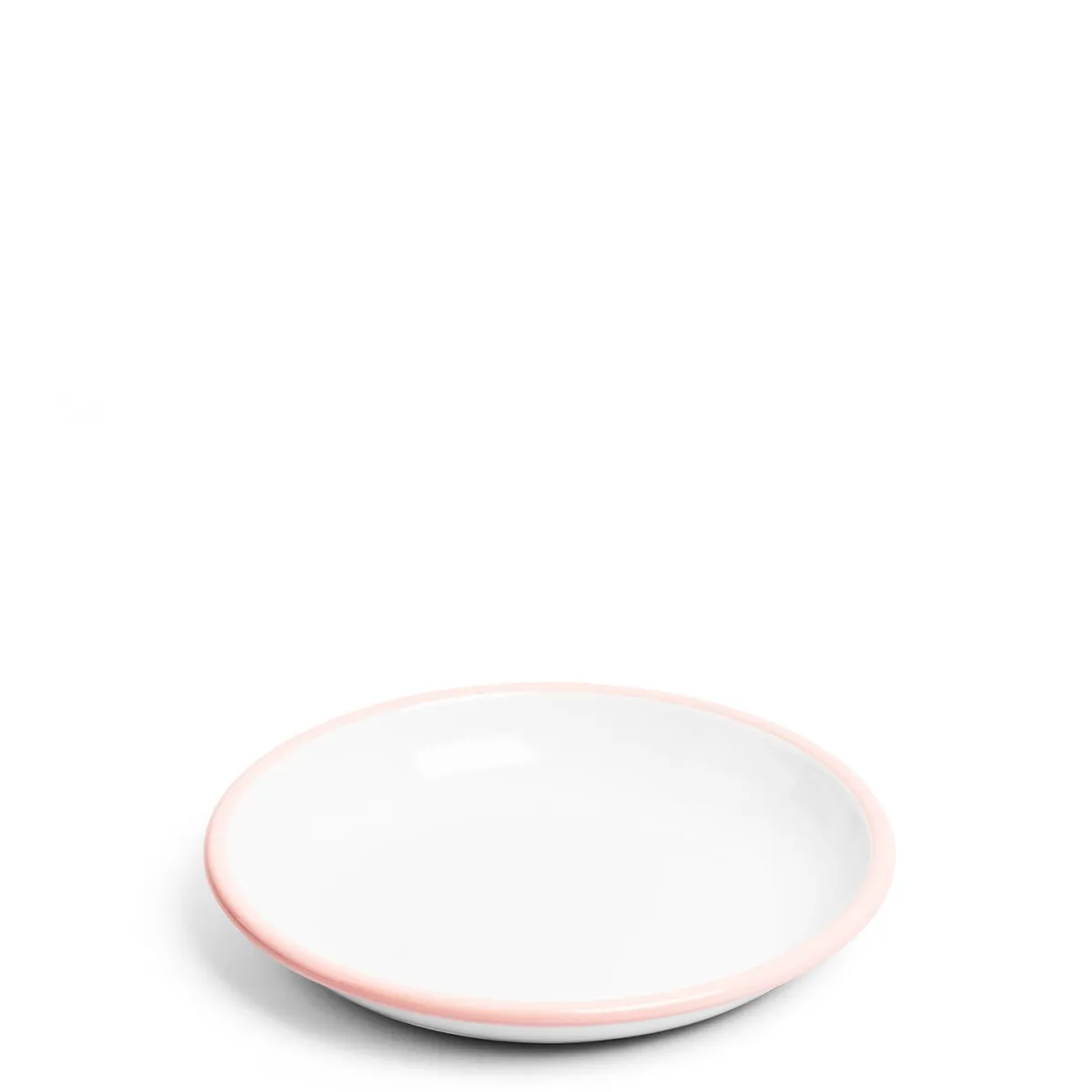 Daylesford Organic White & Pink Enamel Bowl- Tableware