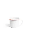 Daylesford Organic White & Pink Enamel Mug- Tableware