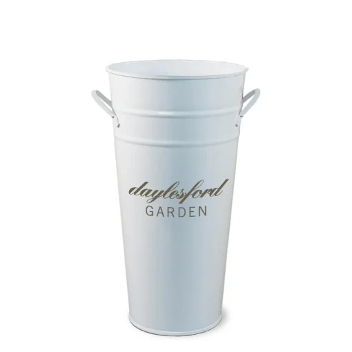 Daylesford Organic White Florist Bucket Small- Floristry Tools|Pots