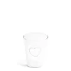 Daylesford Organic White Heart Glass- Glassware|Tableware