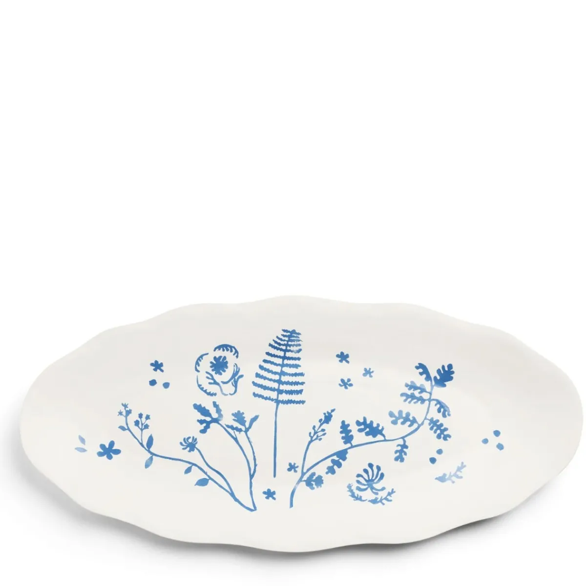Daylesford Organic Wildflower Oval Serving Platter Large- Tableware