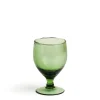 Daylesford Organic Wine Glass Smoke Green- Glassware|Tableware