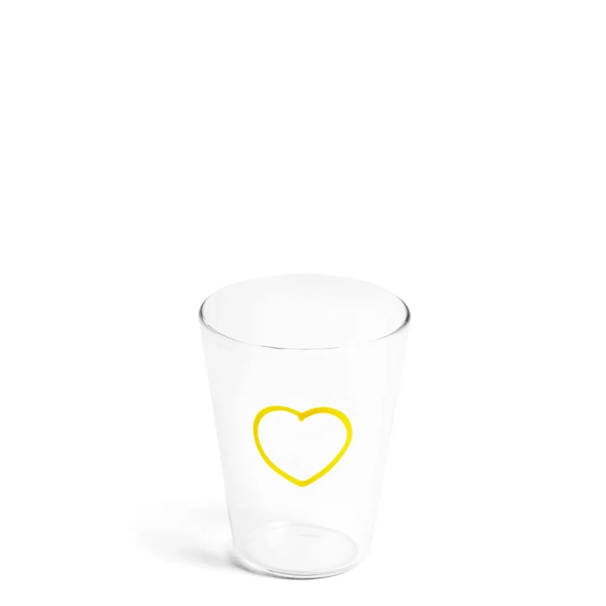 Daylesford Organic Yellow Heart Glass- Glassware|Tableware